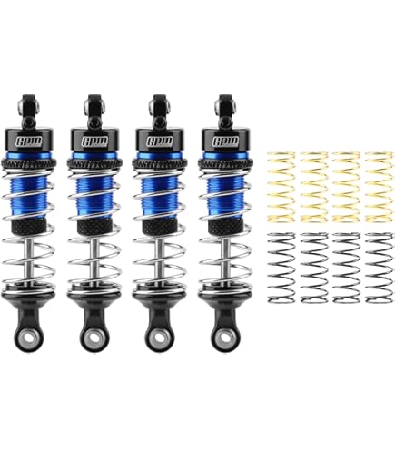 Amazon.com: Hot Racing GRM58DP01 Aluminum Damper Shock 58MM (2